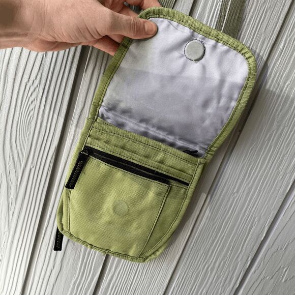Keen Hybrid Transport Crossbody Bag Green Travel Utility VTG Outdoor - Picture 2 of 10